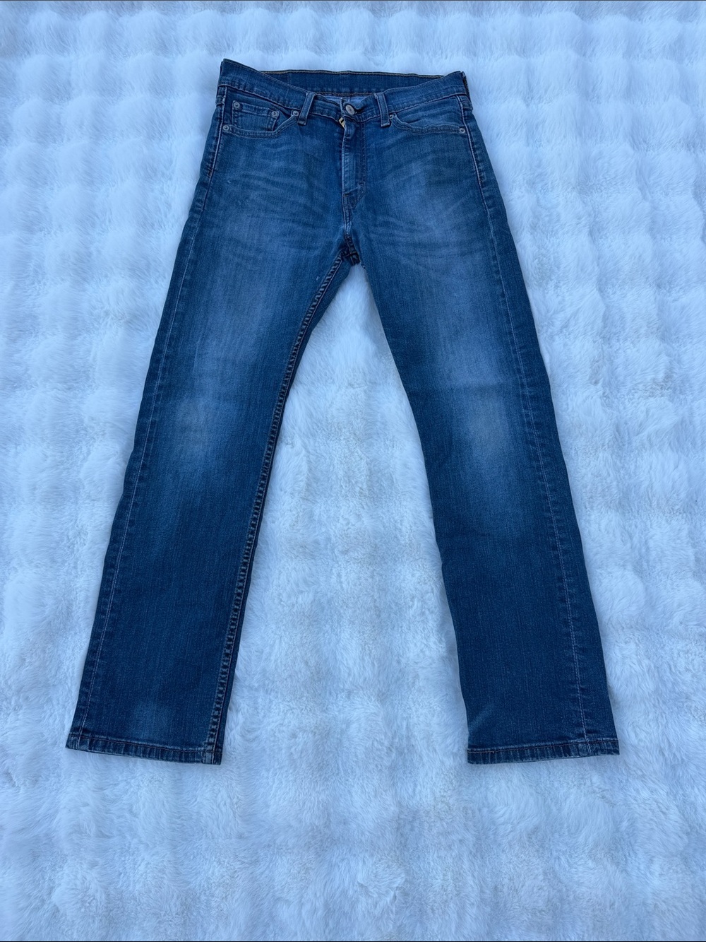 Levi’s 513 Slim Straight Jeans Men’s 30x30 Medium Wash Stretch Denim
